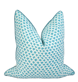 Vero Beach Collection Pave Ii Pillow / Tiffany - 22"