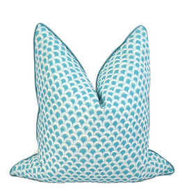 Vero Beach Collection Pave Ii Pillow / Tiffany - 22"
