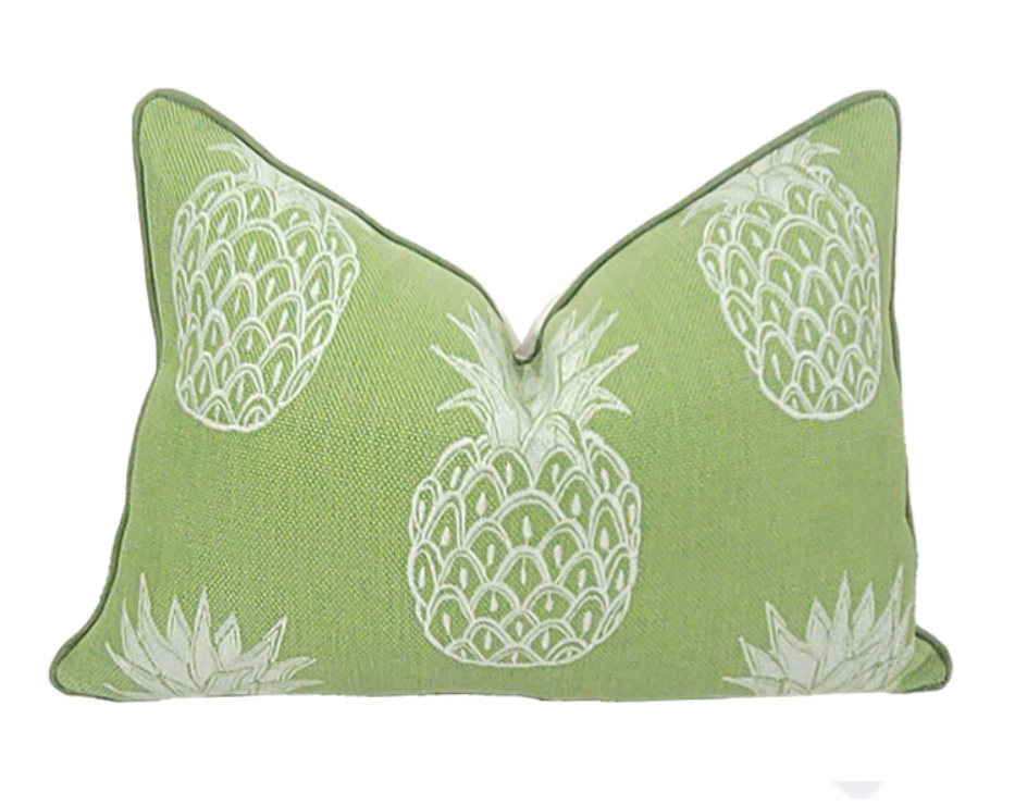 Pina Lumbar Pillow / Apple  14 X 20
