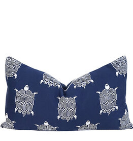 Newport Collection Turtle Bay Pillow / Navy 16X24