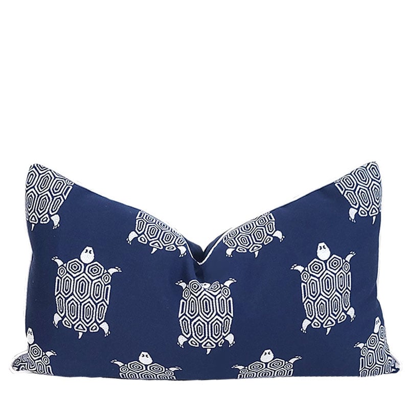 Newport Collection Turtle Bay Pillow / Navy 16X24