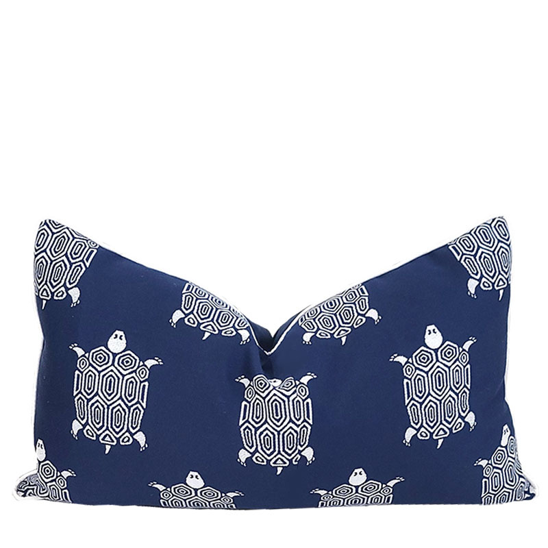 Turtle Bay Pillow - Navy