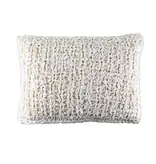 Ann Gish Inc. Ribbon Knit Pillow Cream 20X14