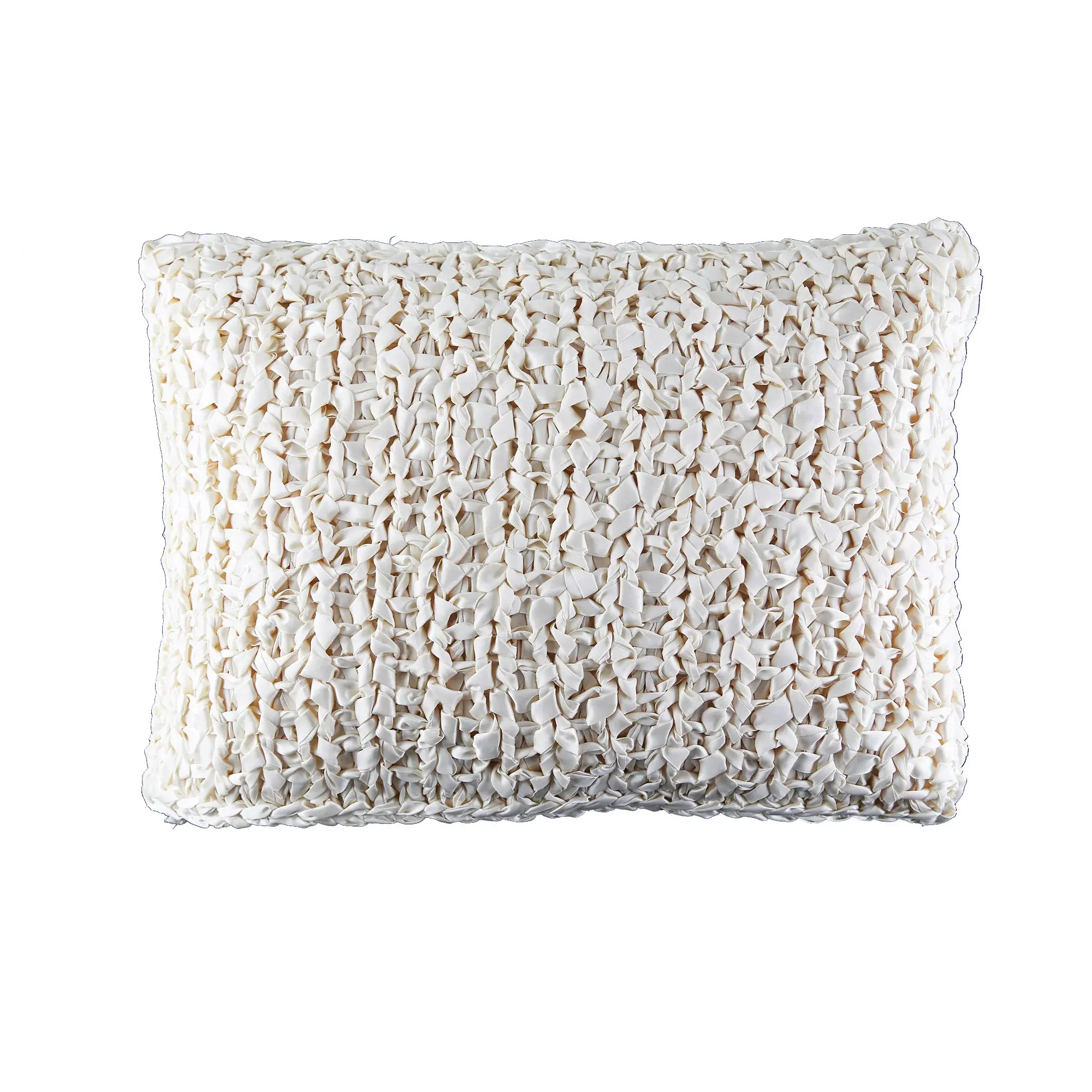 Ann Gish Inc. Ribbon Knit Pillow Cream 20X14