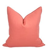 Compliment Linen Pillow / Salmon 24"