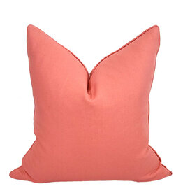 Compliment Linen Pillow / Salmon 24"