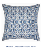 Darshan Outdoor Decorative Pillow 22"