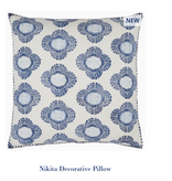 Nikita Decorative Pillow 22"