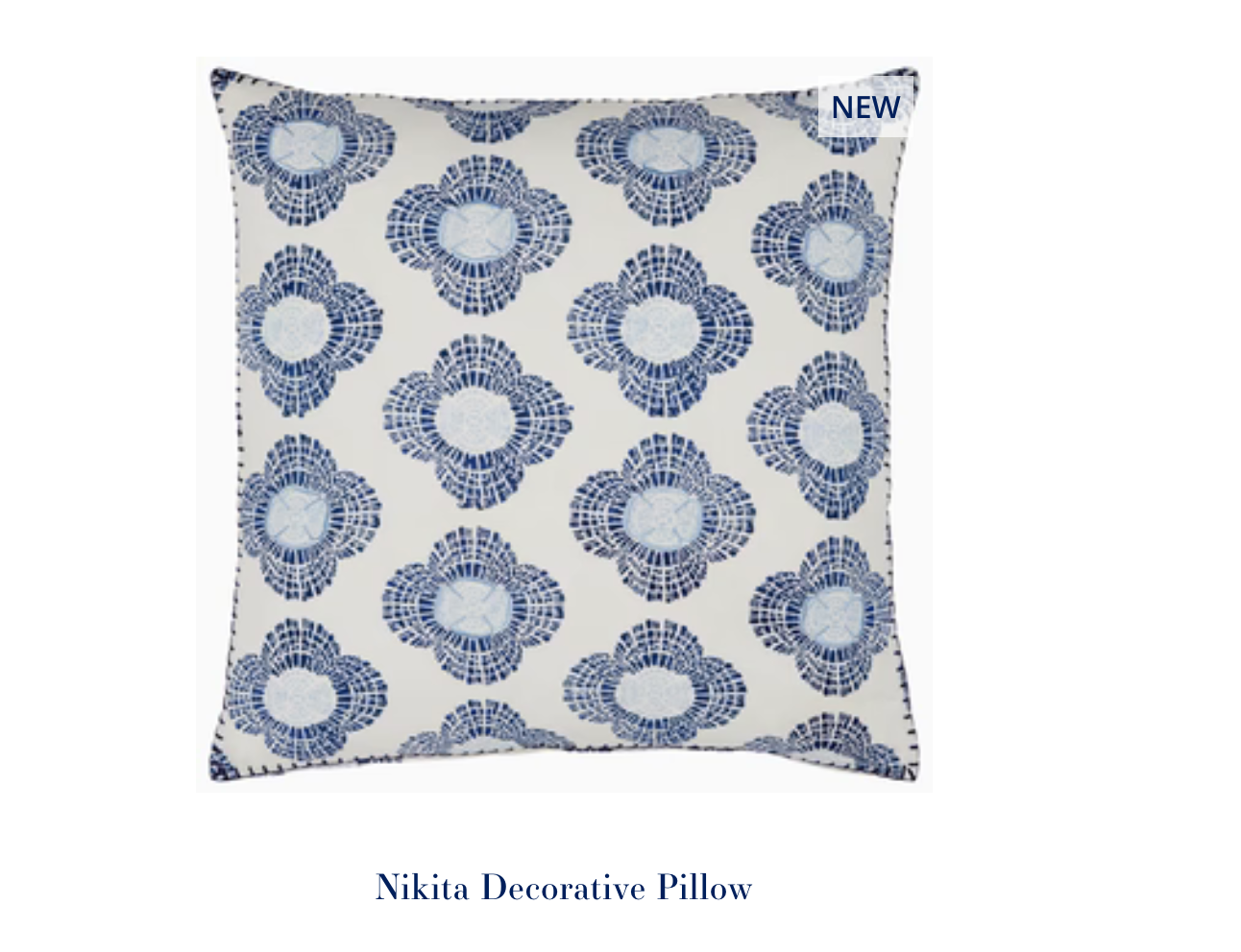 Nikita Decorative Pillow 22"