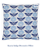 Kaavia Indigo Decorative Pillow 22"