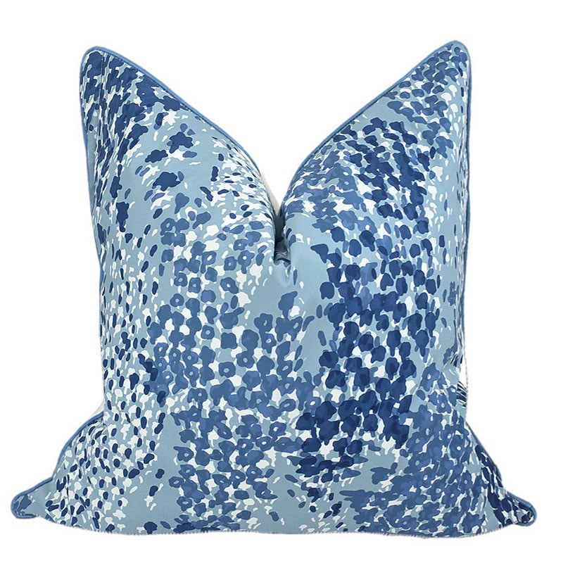 Cape Cod Collection Giverny Pillow/Blue 22"
