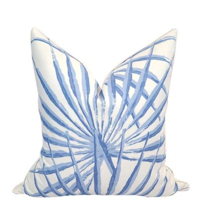 Sanibel Collection Palmetto Palm Pillow/Seersucker 22"
