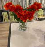 Bougainvillea in 6" Cylinder-Faux Water (Orange)