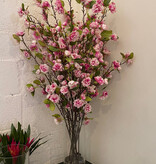 Cherry Blossom in Cylinder-Faux Water-Pink