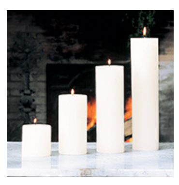 Pillar Candle-Unscented-3 x 6