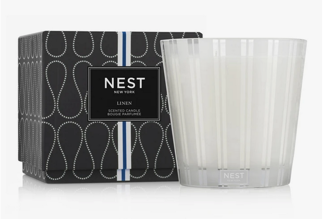 Linen Scented 3-Wick Candle 21.1oz