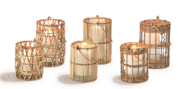 Lanterns with Handle Large 8H x 5 1/2Dia