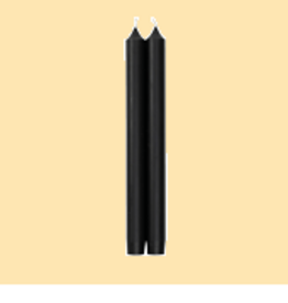 Black Duet Candle Crown 10"