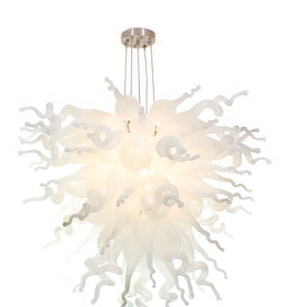 Angel Small Chandelier - All White - 36D X 30H