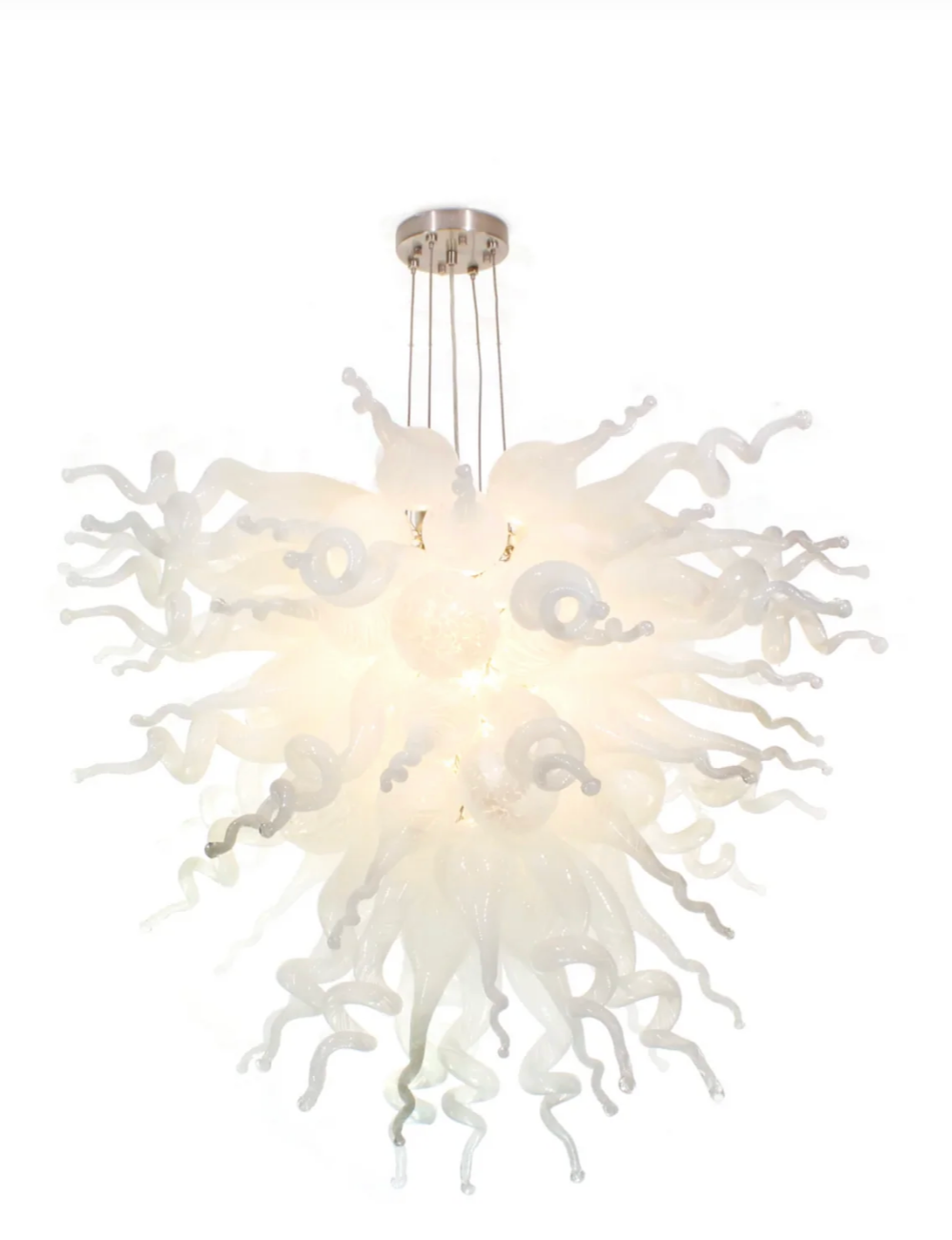 Angel Small Chandelier - All White - 36D X 30H