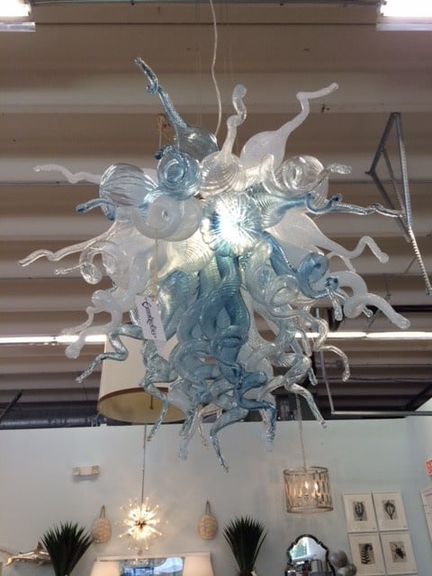 Angel Small Chandelier - All White - 36D X 30H