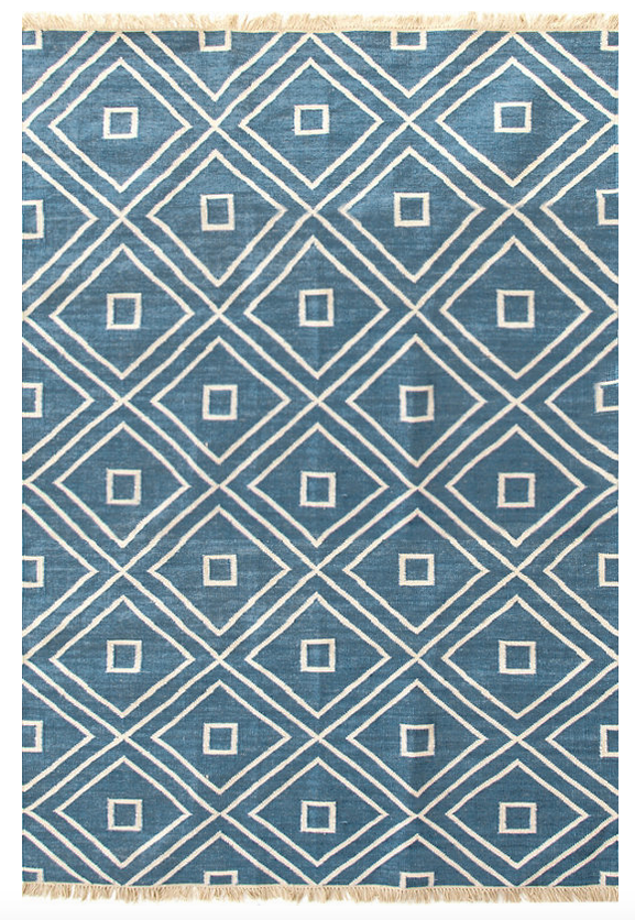 Mali Indigo Indoor/Outdoor Rug 2x3