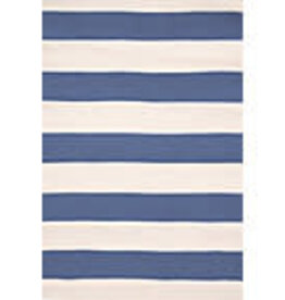 Catamaran Stripe Denim/Ivory Indoor/Outdoor Rug 2x3