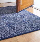 Callista Navy Wool Rug 5 x 8