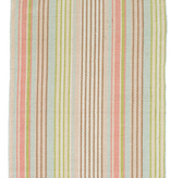 Ana Aqua Ticking Woven Cotton Rug 4x6