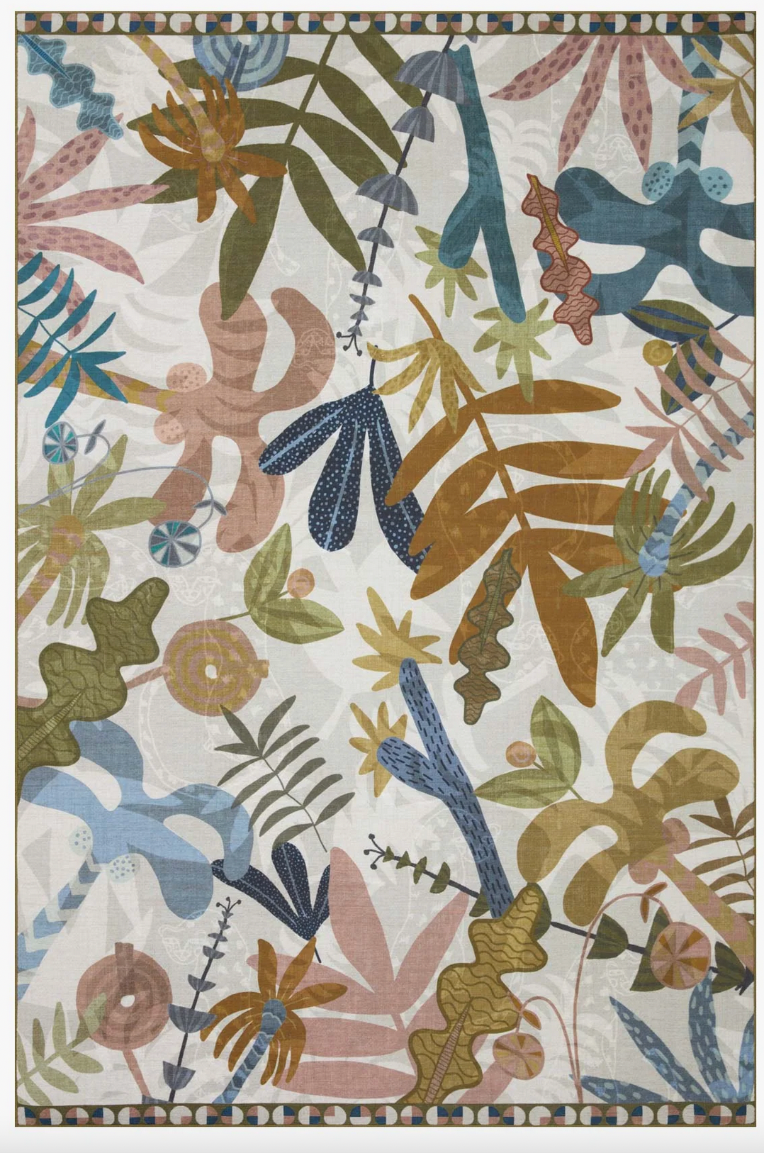 PSO-01 Area Rug  3'6" x 5'6" Ivory / Multi