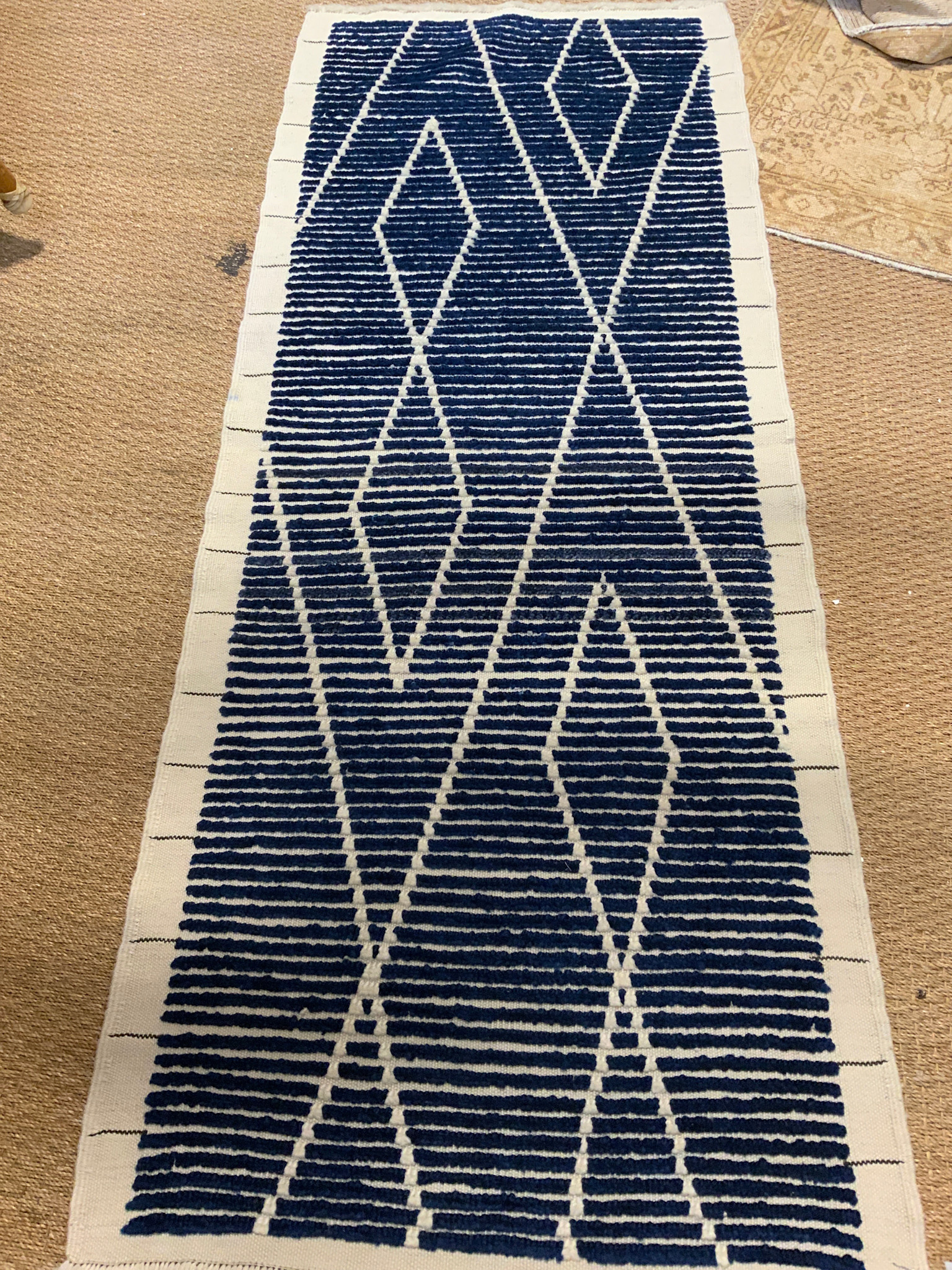 Tulu Rug 2.7x6.7 -navy