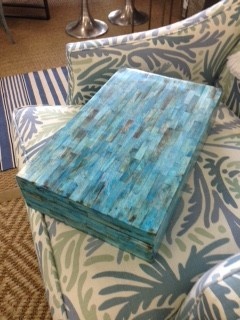 Lg Verdigris Box  15x9.5x3.5
