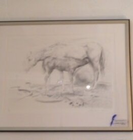 Horse Lithograph - 24L x 33H