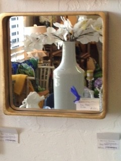 Square Gold Mirror - 13.75 SQ
