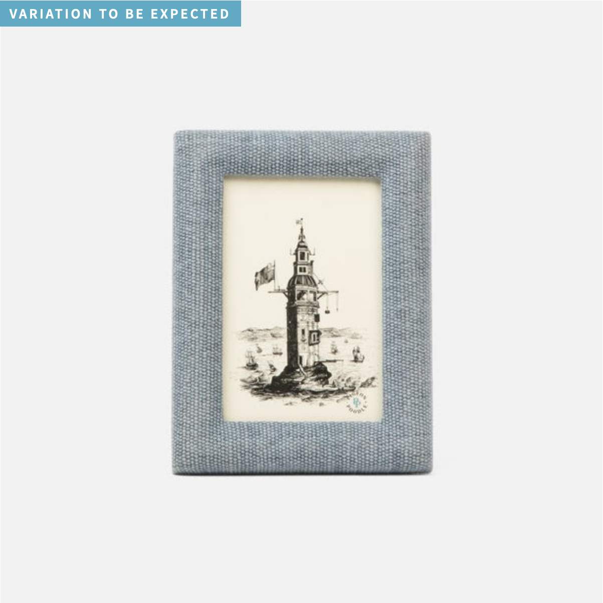 Pigeon & Poodle Kemi Picture Frame in Light Blue - 5 x 7