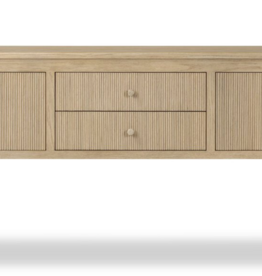 Bush Sideboard Light Weathered Oak Veneer 75.00"w x 18.00"d x 32.00"h