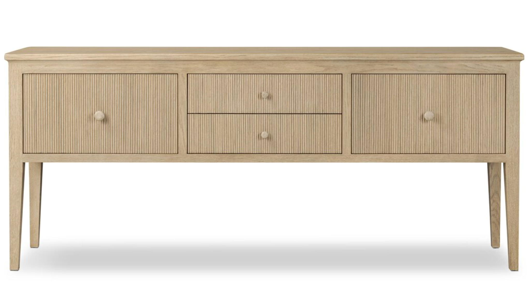 Bush Sideboard Light Weathered Oak Veneer 75.00"w x 18.00"d x 32.00"h