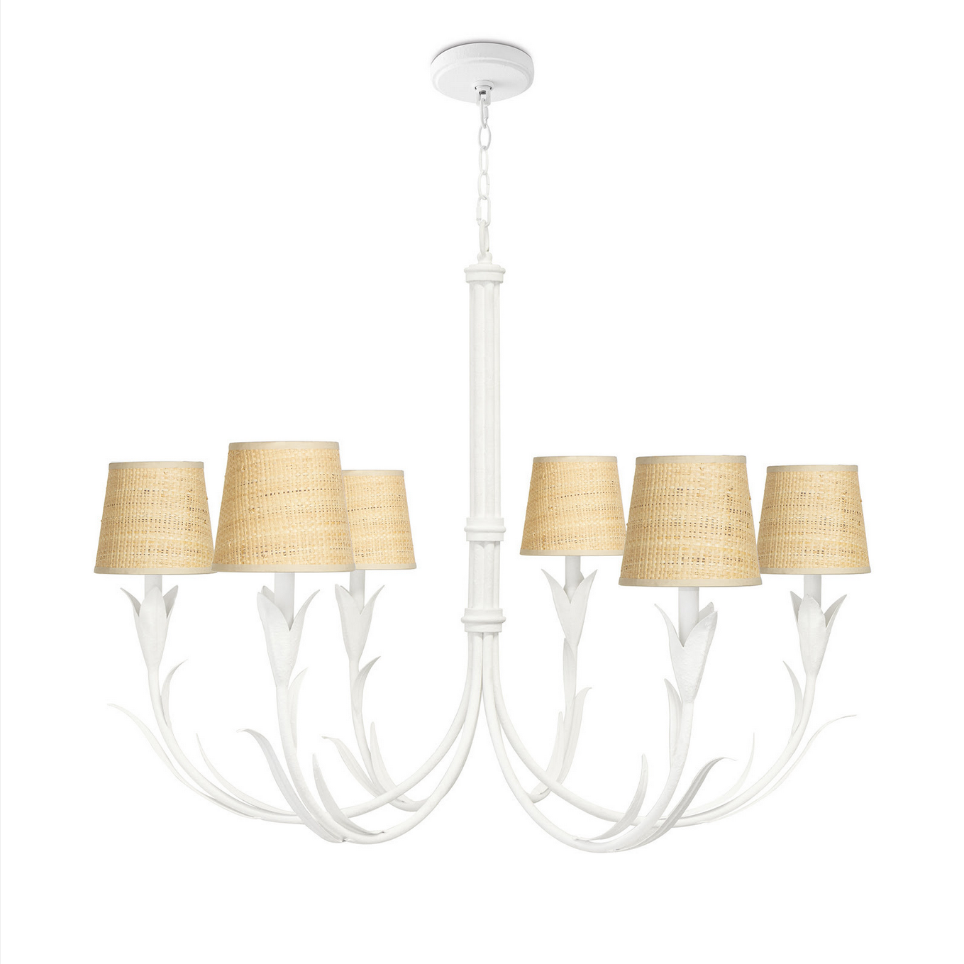 River Reed Chandelier Small - 41"D x 34.75"H