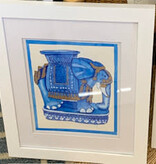 Blue Elephant 11"x14" original water color