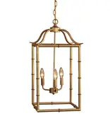 Doheny Gold Pendant 24"H x 12"W x 12"D