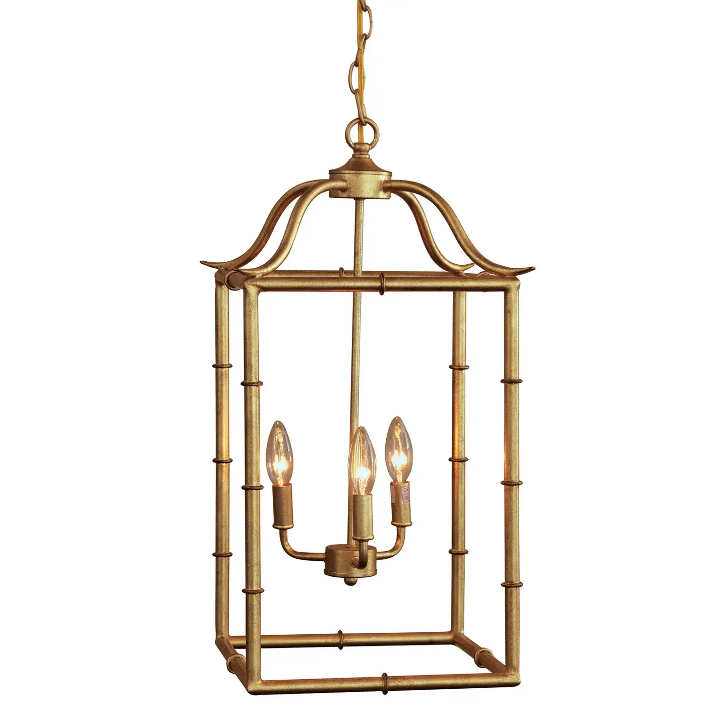 Doheny Gold Pendant 24"H x 12"W x 12"D
