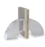 Nolan Crystal Bookends 6" x 6" X 2.5"