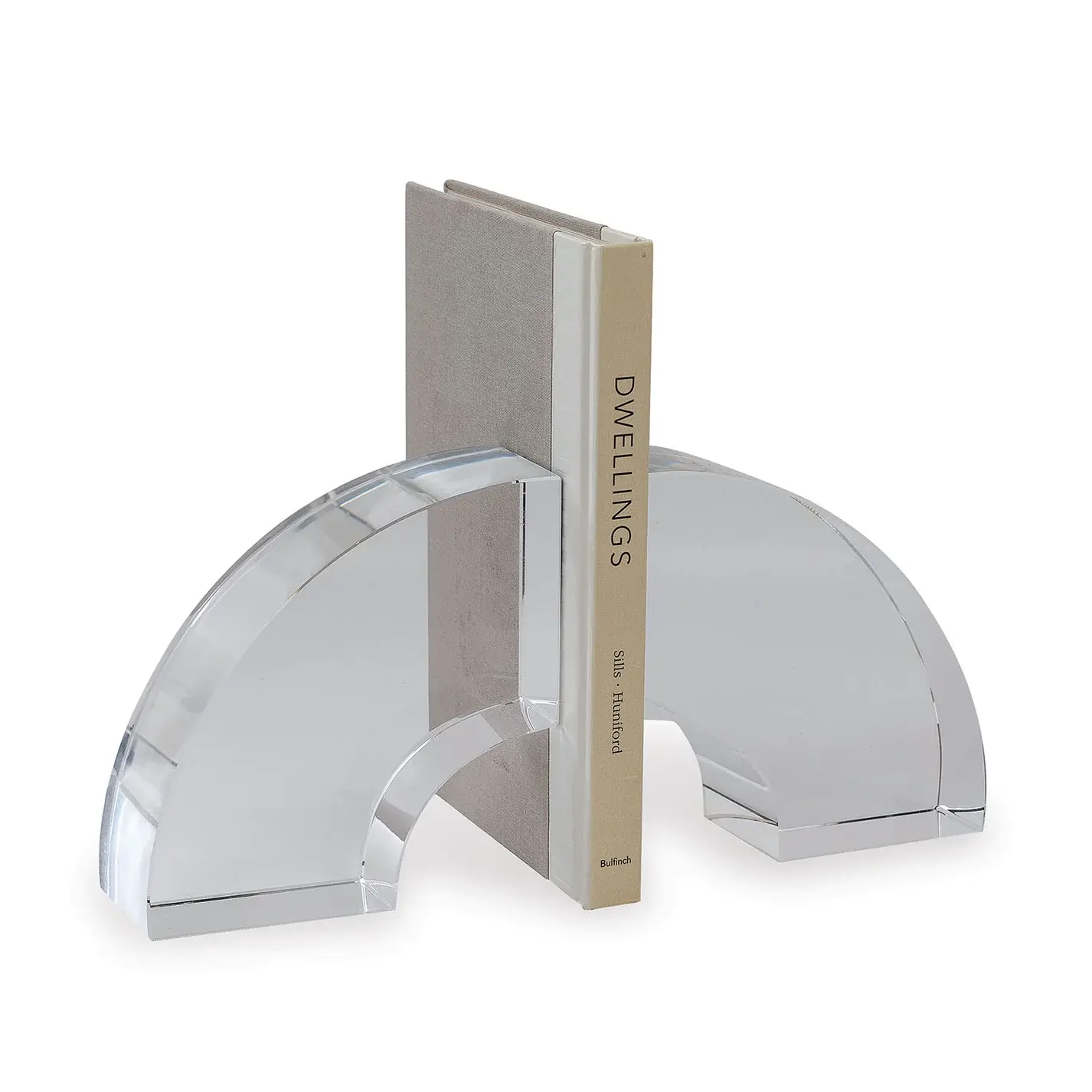 Nolan Crystal Bookends 6" x 6" X 2.5"
