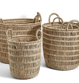 Hand-Crafted Seagrass Basket Medium 14.5x12.5