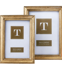 Chatelet Gold Leaf Photo Frame  4" x 6"