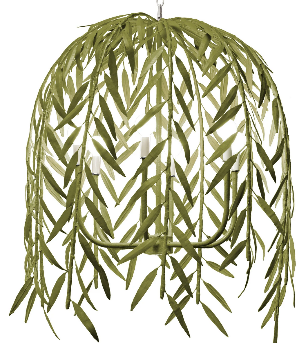 Willow Chandelier Forest Moss 34 x 30D