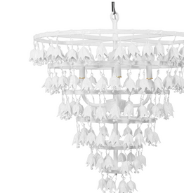 Meme Tulip Drop Chandelier white