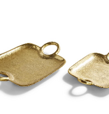 Metropolitan Decorative Gold Tray with Handles Small
