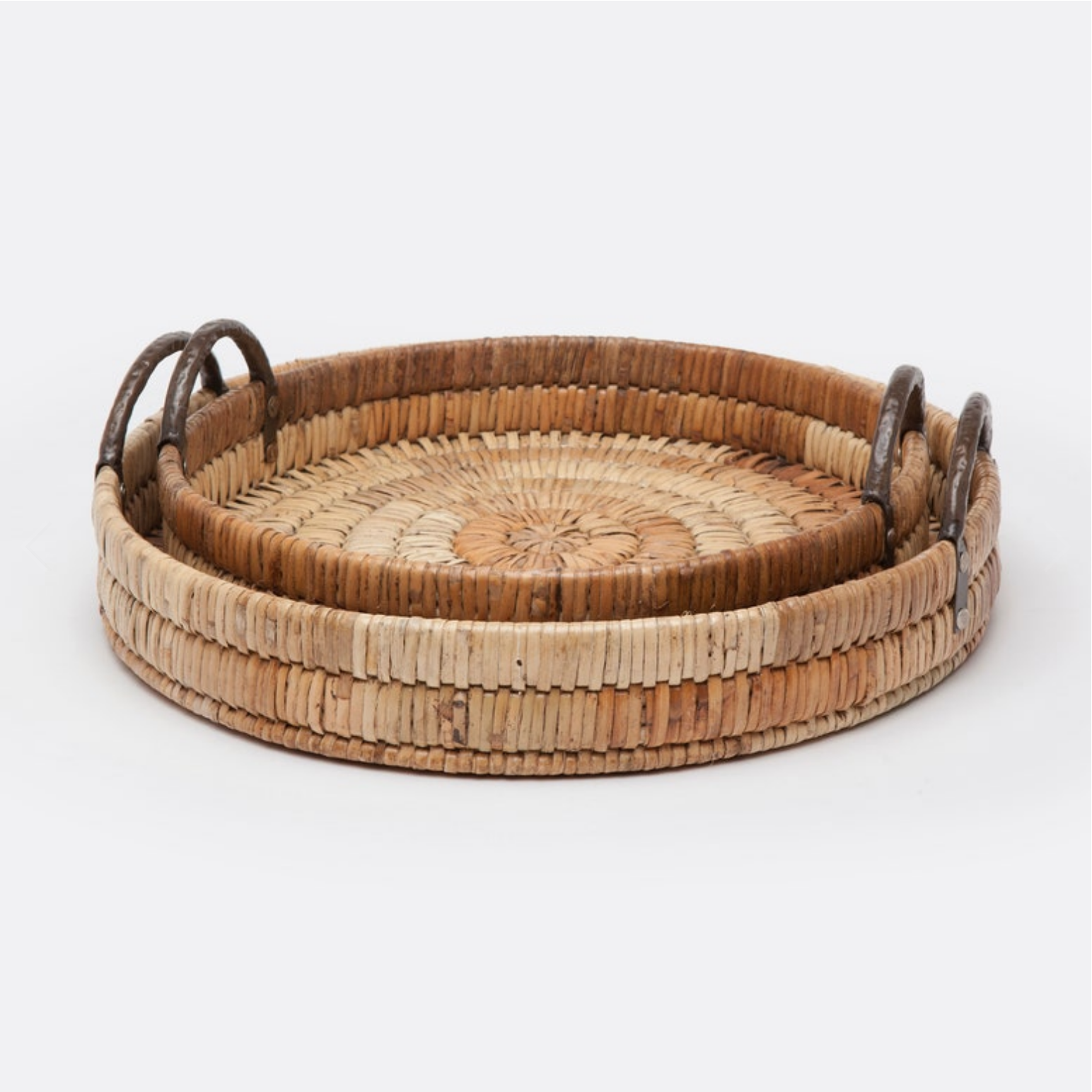 Royston Round Tray - SM - 17"D x 5.5"H