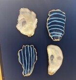 Ocean Blue Shell Collage 9"x9"